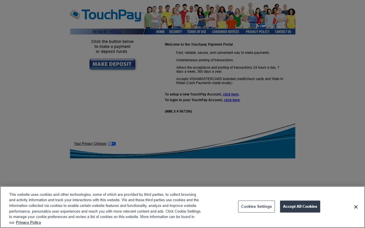 TouchPay deposit system among Mecklenburg County Sheriff resident services